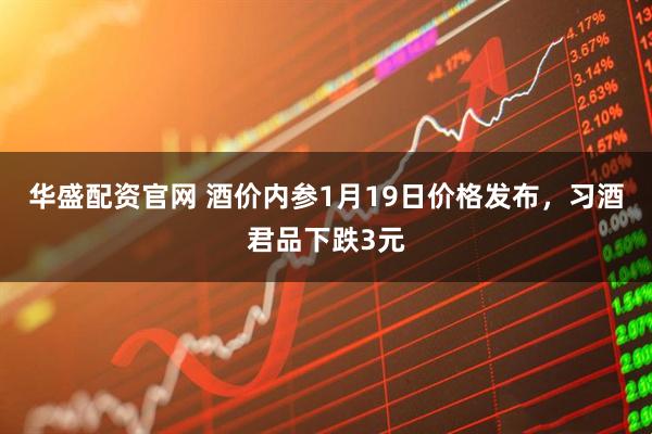 华盛配资官网 酒价内参1月19日价格发布，习酒君品下跌3元